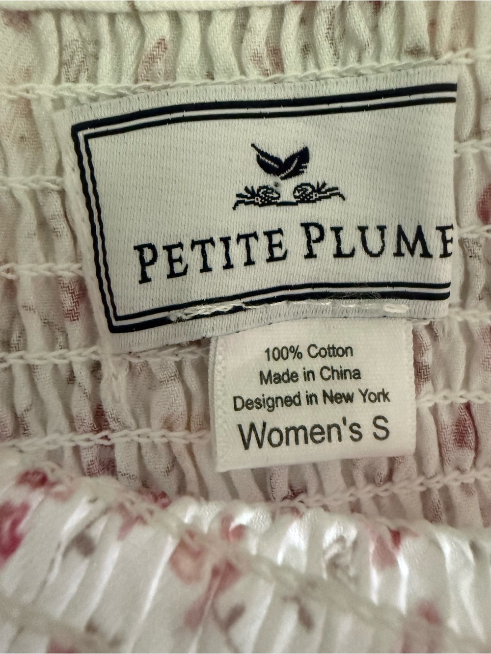 Petite Plume Women's Twill Margaux Dress Dorset Cotton Ditsy Floral S - Picture 13 of 15